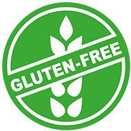 Gluténmentes logó zöld körben